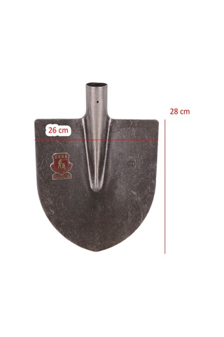Sapsız Çelik Bahçe Küreği Toprak Bel Belleme Çapalama Aleti Metal Kürek 28 Cm Keskin Sağlam