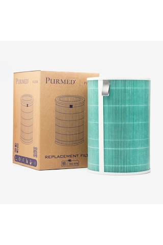 Purmed Xiaomi 4 Pro Uyumlu Rfid Çipli Hepa + İç Filtre Aktif Karbon