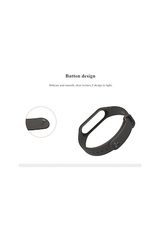 Xiaomi Mi Band 2 Silikon Kordon-Siyah