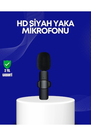 Ceylan Adam Lightning Girişli 2 Li Kablosuz Yaka Mikrofonu Çift Kişilik Kayıt