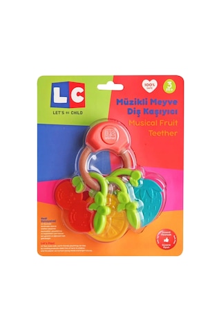 Lets be child LC Müzikli Meyve Dişlik & Çıngırak - Turuncu