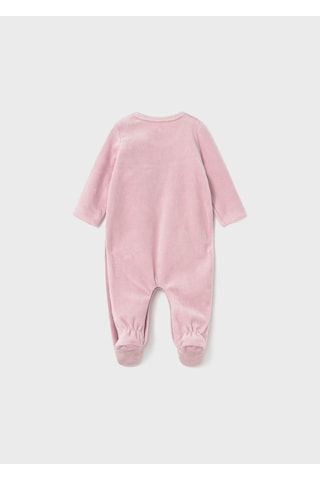 Mayoral Newborn Kız Bebek 2li Kadife Tulum Pembe