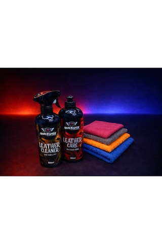 3lü Set Deri Temizleyici + Deri Bakım Ürünü + Mikrofiber Uygulama Bezi