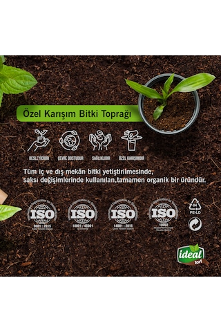 Naturel Peat Bitki Toprağı - 5 Litre 100