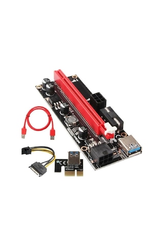 Riser Kart Ver 009S Pcı E 16X Yükseltici Kart Riser Ver009S Son S