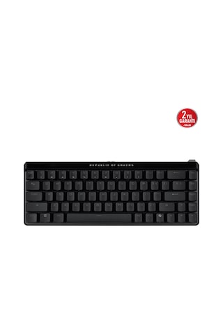 Asus Rog Falchıon Ace Hfx Rog Hfx Manyetik Switch Kablolu Rgb Türkçe Q Siyah Mekanik Gaming Klavye