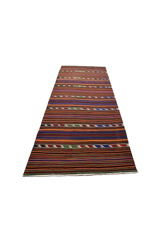 Kilim Antik El Dokuma Yün Anadolu Yörük Kilimi 0082 - Yeni - Çok Renkli