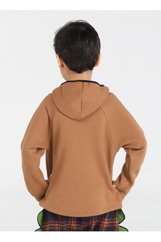 Casabony Ninja New Shape Kahve Unisex Sweatshirt-kahve Kahverengi