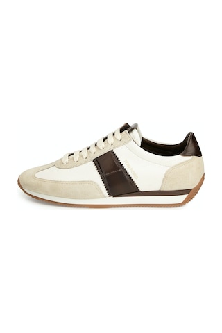 Tom Ford Orford Erkek Sneaker Spor Ayakkabı Bej - Kahverengi
