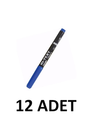 Hi-Text 12 Adet Ohp Asetat Kalemi Mavi 780-SM S İnce Uçlu Permanent Mavi