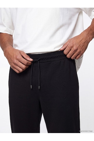 Lcw Vision Siyah Regular Fit Soft Touch Erkek Eşofman Altı