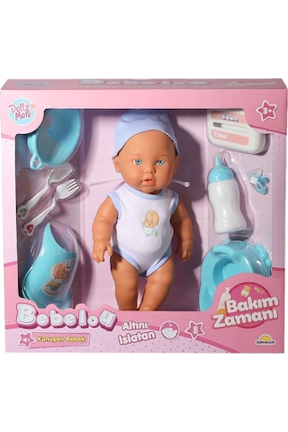 3529 Bebelou Bakım Zamanı 4 Sesli Konuşan Bebek -sunman