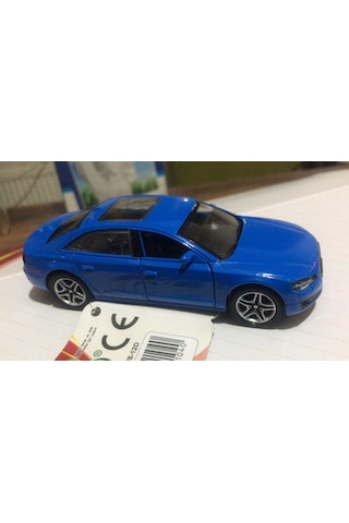 Oyuncak Metal Model Araba Açılır Kapı 1/36 Çek Bırak Mavi Audi