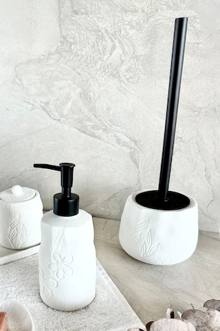 Primanova Yonna Tuvalet Fırçası - Beyaz Beyaz