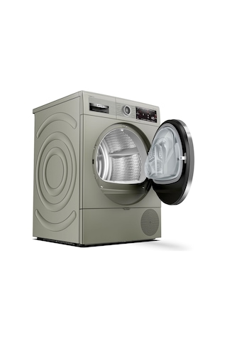 Bosch WTX87K8XTR 9 KG Isı Pompalı Çamaşır Kurutma Makinesi Gri