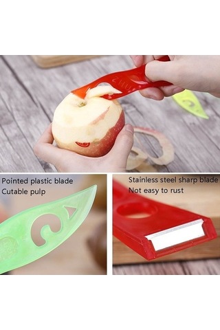 Ulzyvf 10 Adet A2233 Ev Tipi Sebze Meyve Kesme Bıçağı, Renkli Seçenekler Diğer