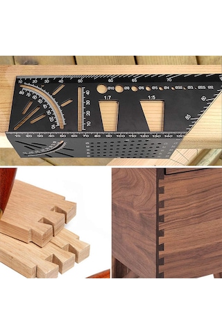 Alüminyum Benan Tools Bnn5082 3d Açılı İşaretleme Gönyesi 150 Mm.