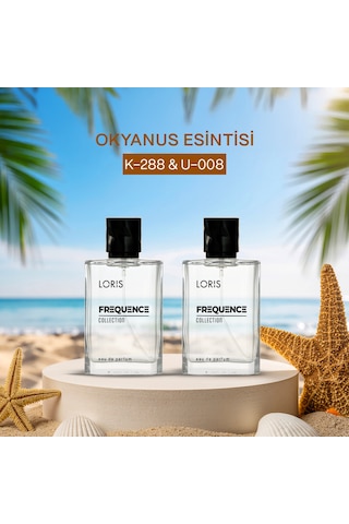 Loris Okyanus Esintisi K-288 & U-8 Kadın Parfüm Seti Fresh