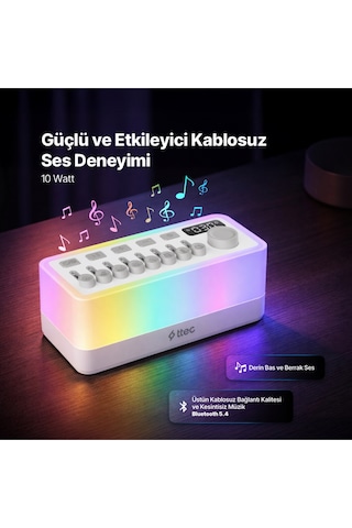 Ttec Somno 3’ü1 Arada Taşınabilir Kablosuz Bluetooth Hoparlör
