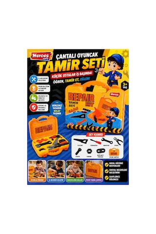 Heroes Toys Küçük Çantalı Tamir Seti Ern-817