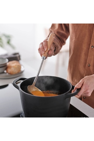 Ikea Vardagen Çorba Kepçesi 33 Cm Krom-açık Bej