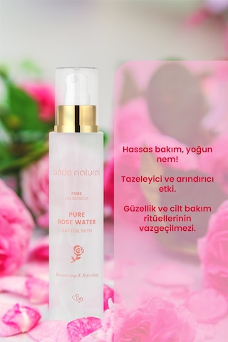 Bade Natural Gözenek Sıkılaştırıcı ve Arındırıcı Doğal Gül Suyu Tonik 100 ML