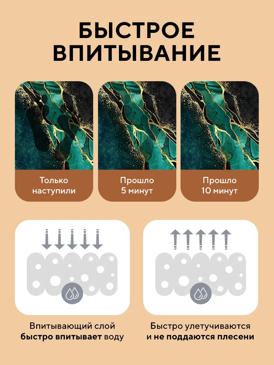 Conflate Banyo Ve Tuvalet İçin Diatomit Hızlı Kuruyan Paspas 283844626 Yeşil