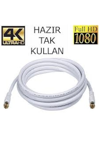 Next 2'li Twin Lnb 20 Metre Next Hazır-Tak Kullan Anten Kablosu+Lnb Kelepçesi+4 Adet Contalı Konnektör