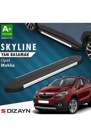 S-dizayn Opel Mokka Skyline Aluminyum Yan Basamak 163 Cm 2012-2019 A+ Kalite