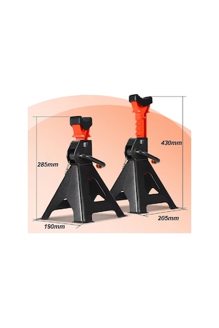 Rico 3 Ton 4 Ayaklı Kriko Standı Araba Araç Sehpası