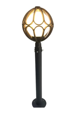 92 Cm Papatya Direkli Bahçe Armatürü - Bahçe Lambası
