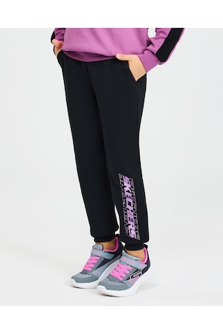 Skechers G 2xı-lock Jogger Sweatpant Büyük Kız Çocuk Siyah Eşofman Altı Sk242054-001 Siyah
