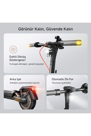 Gt3 Elektrikli Scooter 700w 50km Menzil Çift Süspansiyon Siyah