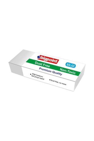 Bigpoint Dust Free Silgi Beyaz Küçük Boy 3 Lü
