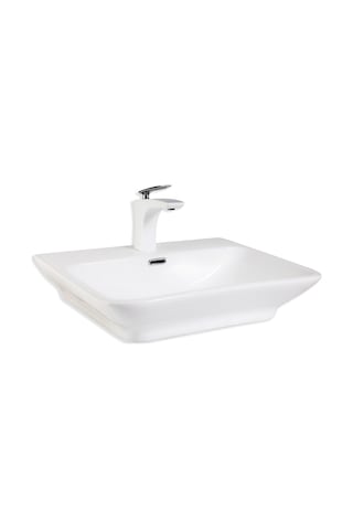 Eva Banyo Lena E-3038 Tezgah Üstü Porselen Lavabo