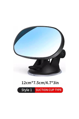 Seametal Araba İç Ayna Bebek Aynaları Pano Vantuz Ön Cam Güneşlik Plaka Klipleri Yardımcı Dikiz Aynası Gözlemleyin Suction Cup Oval