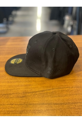 Chicago Bulls Siyah Renk Hip Hop Snapback Rapper Cap Şapka