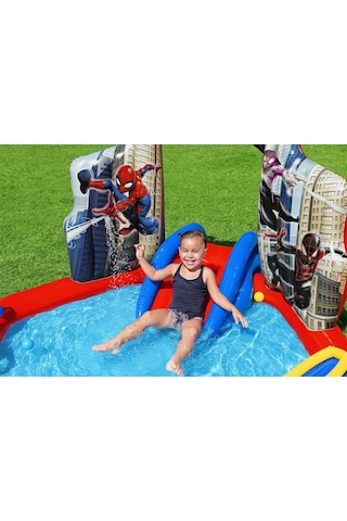Bestway Spider Man Şişirilebilir Oyun Merkezi 2,11 M X 2,06 M X 1 Çok Renkli