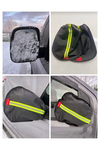 Tüm Araçlara Uyumlu Dış Ayna Kar,buz Önleyici Kılıf Siyah