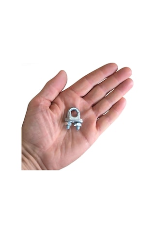Aletçantam Klemens Çelik Halat Klemensi (5 li paket) 8 mm