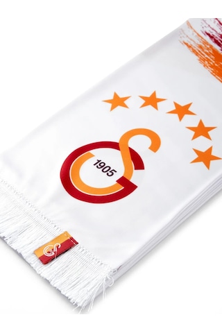 Galatasaray Lisanslı Orijinal Beyaz Atkı