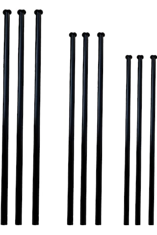 Metal Boru Ayak Kütük Masa Orta Sehpa Zigon Ayağı 42 Cm 1 Adet Ayak