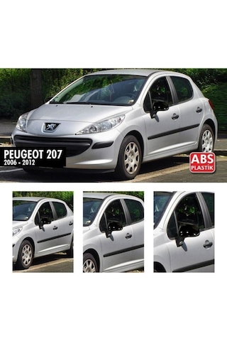 Peugeot 207 Yarasa Batman Ayna Kapak Piano Black Parlak Siyah Abs