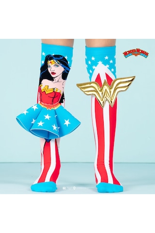 Madmia Wonder Woman Çorap Çok Renkli