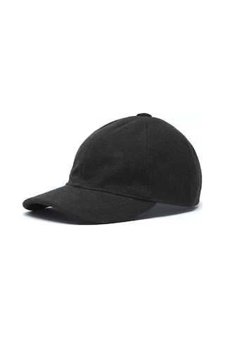 Kip Siyah %73 Polyester ,%27 Yün Sapka Siyah