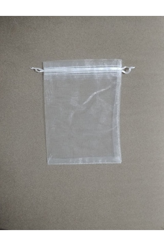 10 Adet Şeffaf Bez Kına Düğün Mevlüt Sünnet Hediye Kesesi Kese Çanta 18 Cm X 13 Cm