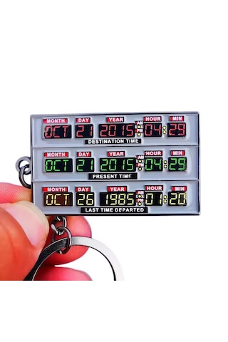 Schulzz Back To Future Geleceğe Dönüş Sayaç Ekran Anahtarlık