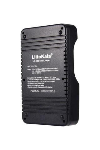 Dancemonkey Liitokala Lii-500 4 Yuvalı Lcd Pil Şarj Cihazı + 2a Adaptör + Araç Şarj Cihazı Siyah İngiltere Tak