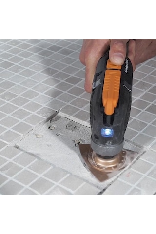Worx Wa4966 Çok Amaçlı Raspalama Makinası İçin 75x75mm Karbür Kaplama Harç, Boya, Yapıştırıcı Universal Zımpara Başlığı Fr Wa4966