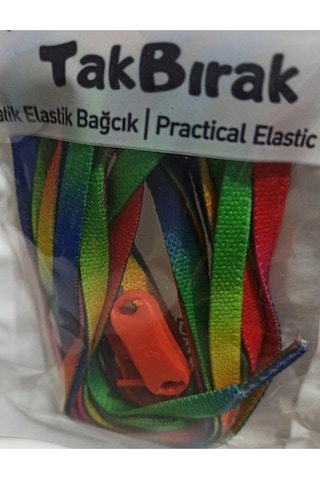 Tak Bırak, Klipsli Elastik, Yeni Nesil Akıllı Bağcık Çok Renkli